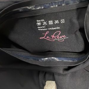 La Reve shapewear size XXL black spandex